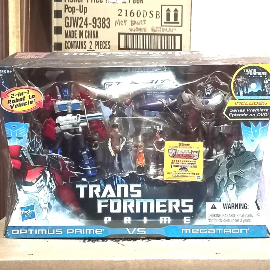 Transformers First edition on TV Optimus Prime vs Megatron takara tomy