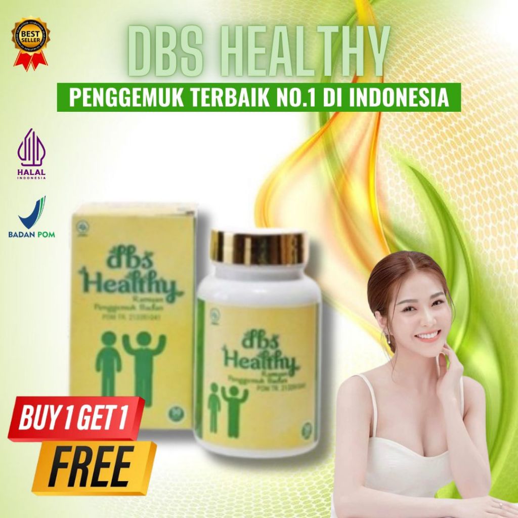 BELI 1 GRATIS 1 DBS HEALTHY Penggemuk Badan Original jamu Ramuan Gemuk Vitamin Penambah Berat Badan