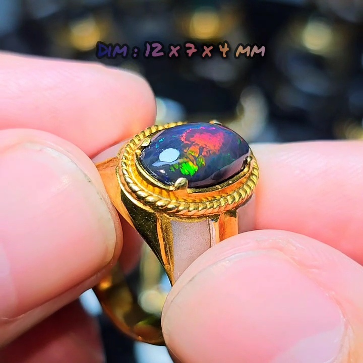 Black Opal Banten Abu Solid Jarong HC