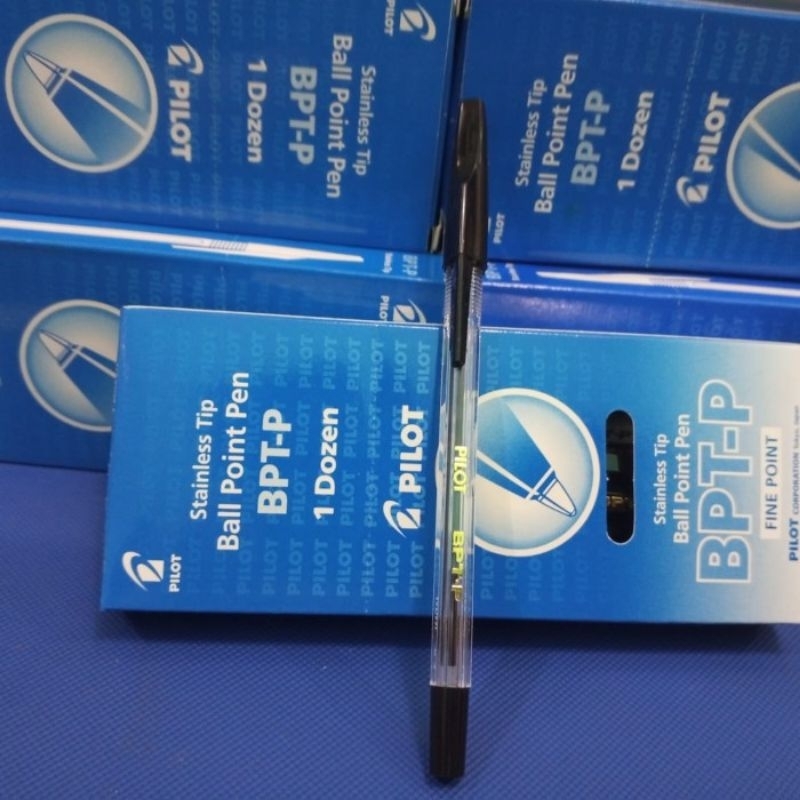 

Pulpen Pilot Ballpoint BPT-P warna (HITAM) 12 pcs