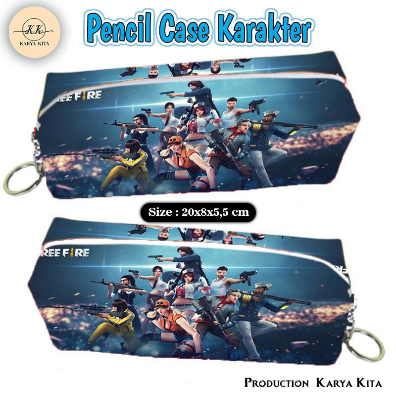 

karya kita - FREE FIRE - kotak pensil karakter