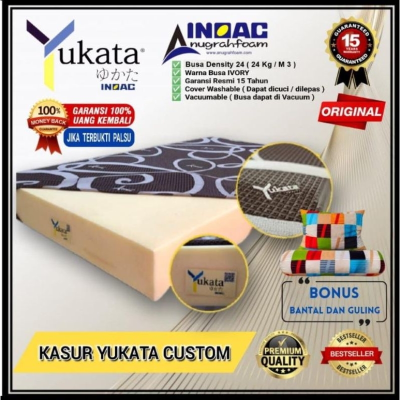 [ORIGINAL] KASUR BUSA INOAC YUKATA / KASUR INOAC ASLI / KASUR BUSA UTK KAMAR TIDUR GARANSI 15 TAHUN