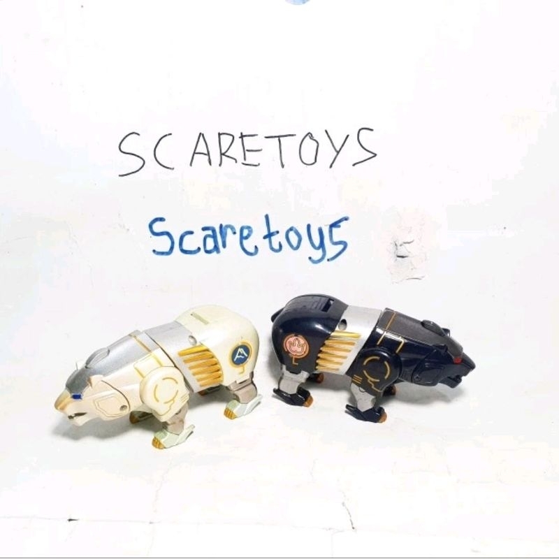 dx gao bear polar bear gaoranger megazord sentai power rangers wild force bear zord megazord robot