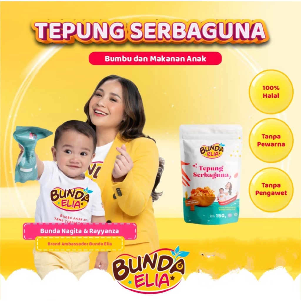 

Bumbu Bunda Elia Tepung Crispy Tanpa Penguat Rasa Tanpa Pengawet / Tepung Bumbu Serbaguna Tanp Penguat Rasa