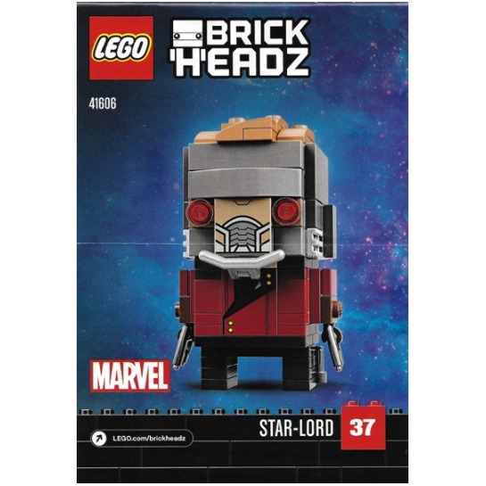 Lego 41606 Star Lord Brick Headz Avengers Infinity War GOTG