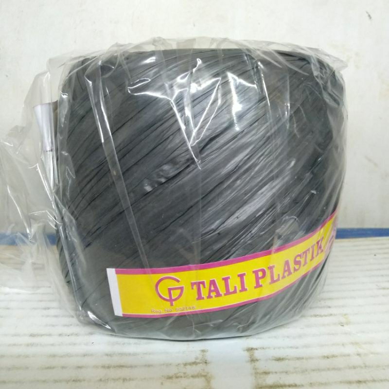 

tali rafia 500 gram hitam cap garuda | Tali plastik hitam 1/2 kg kuat | murah