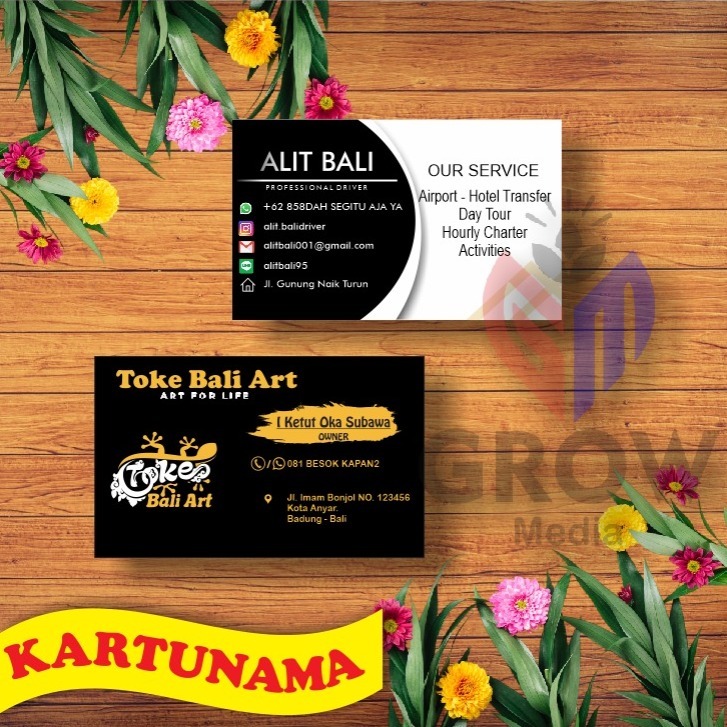 

KARTUNAMA CUSTOM/BUSSINES CARD/BAHAN KERTAS TEBAL