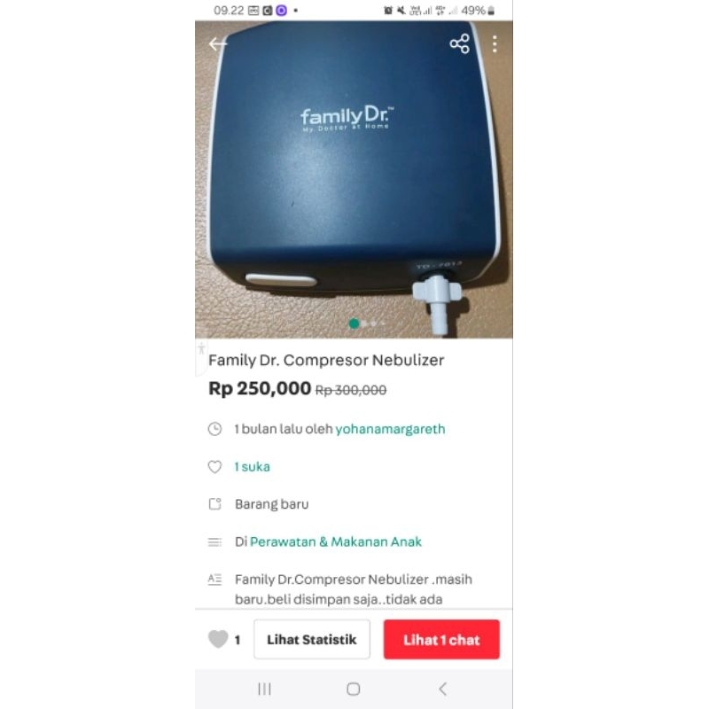 Family Dr. Compresor Nebulizer