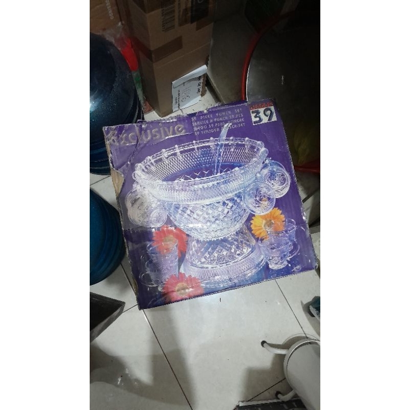 fruit punch set/cocktail set/wadah sop buah