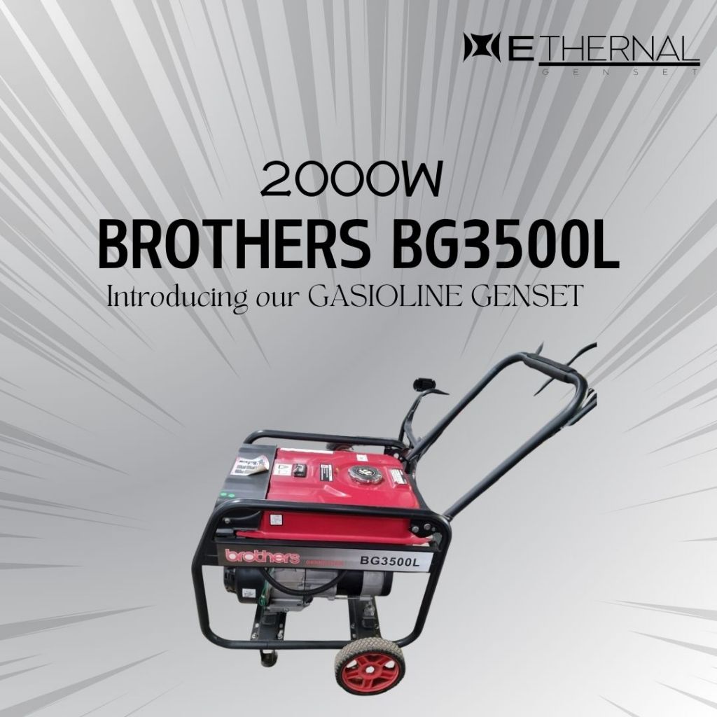 Genset Brother BG3500L - 2000W, Generator Listrik Bensin