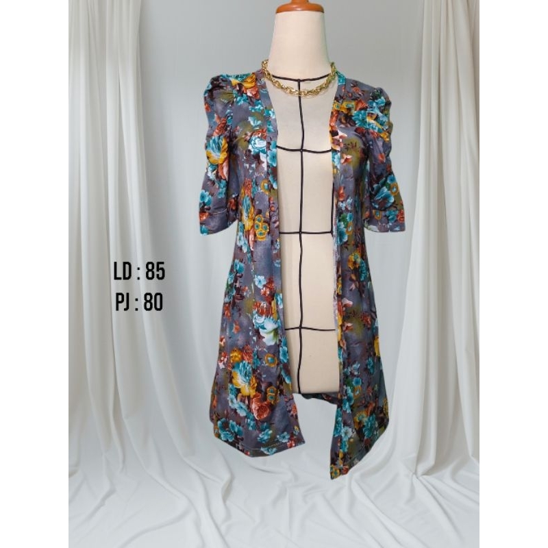 Cardigan ,, outer ,, motif bunga