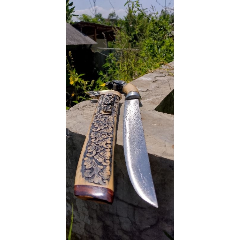 golsem baja kikir 30cm full ukir ACC duralium