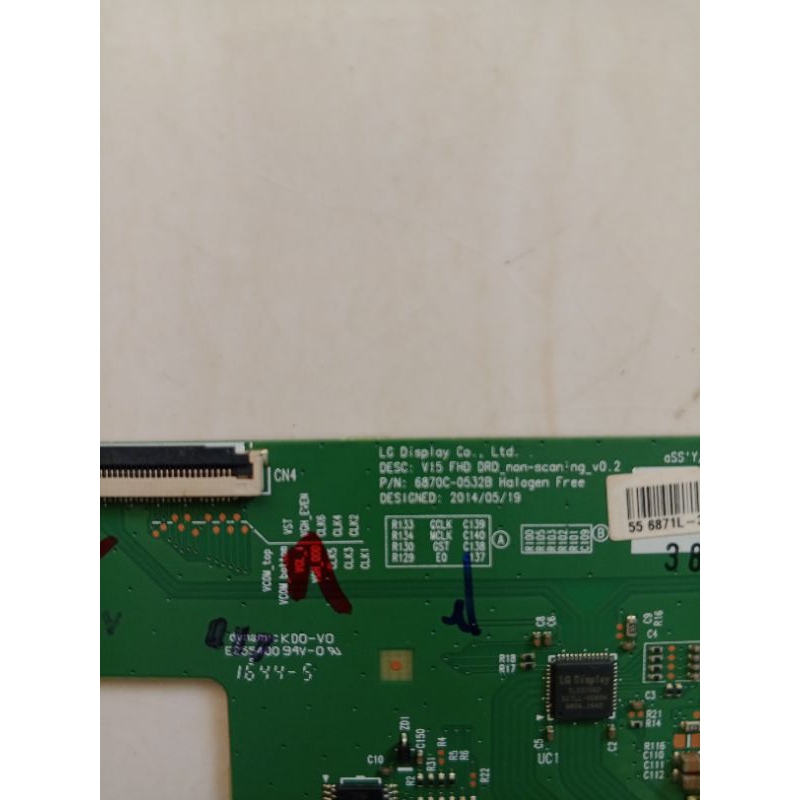 Ticon TCON T-CON Logic TV Panasonic Original TH-55D306G 55D306G 55D306