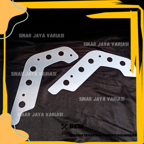 COVER SKIDPLATE KANAN KIRI XSR155 TUTUP PELINDUNG TUTUP SKID PLATE SAMPING MOTOR XSR 155 WARNA SILVE