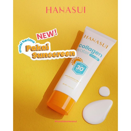hanasui collagen water sunscreen spf30 - hanasui collagen sunscreen spf 30