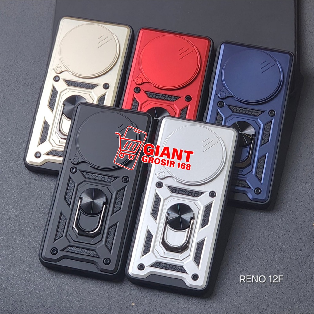 Oppo Reno 12 5G Oppo Reno 12 Pro Oppo Reno 12F Case Robot slide Protect Kamera Case Oppo Reno 12 5G 