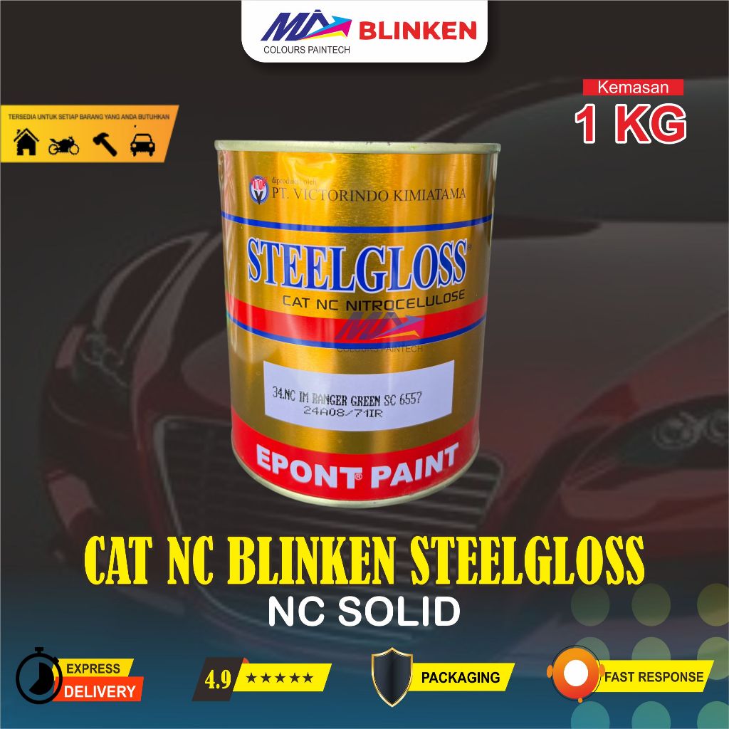 CAT NC BLINKEN STEELGLOSS NC SOLID 1 KG (LUAR P.JAWA PAKAI JTR CARGO)