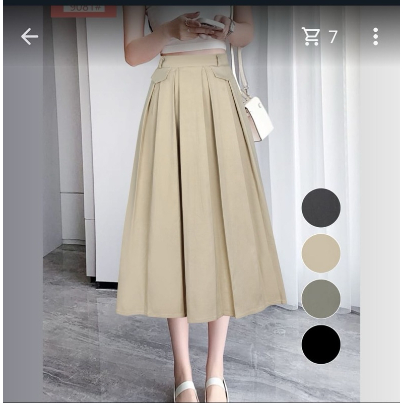 NEW | ROK MIDI KOREAN STYLE | MIDI SKIRT