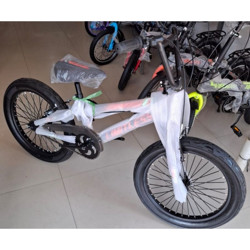 SEPEDA BMX 20 INCH LIMITLESS ( BAN JUMBO 3.0 )