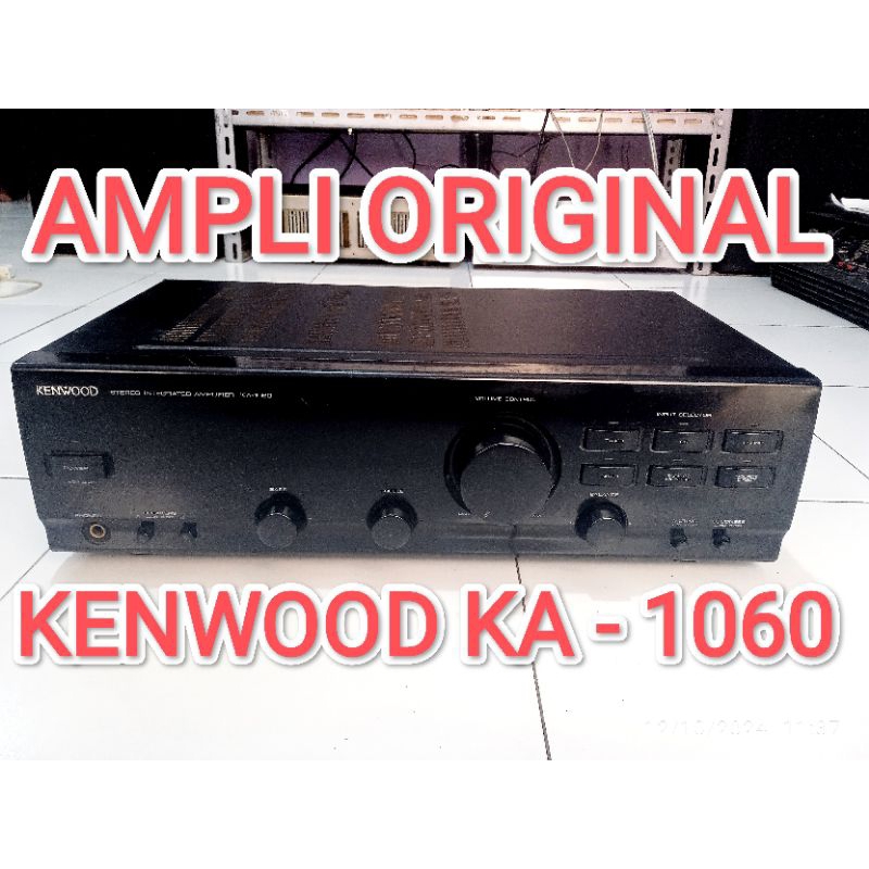AMPLIFIER KENWOOD KA-1060 - AMPLI KENWOOD KA-1060 - POWER KENWOOD KA-1060 - PLAYER KENWOOD KA-1060