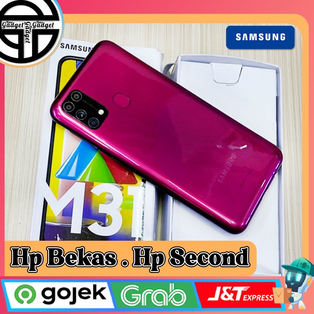 Samsung M31 Ram 6GB Rom 128GB Second Original Resmi Indonesia
