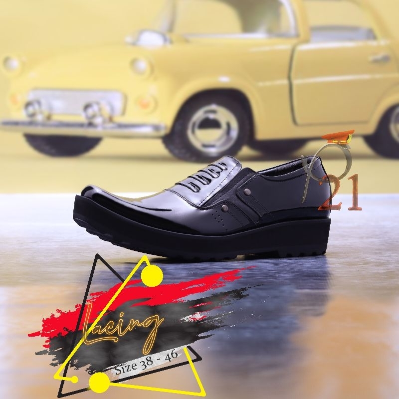 P21 Pdh Pendek Lacing Kulit Asli