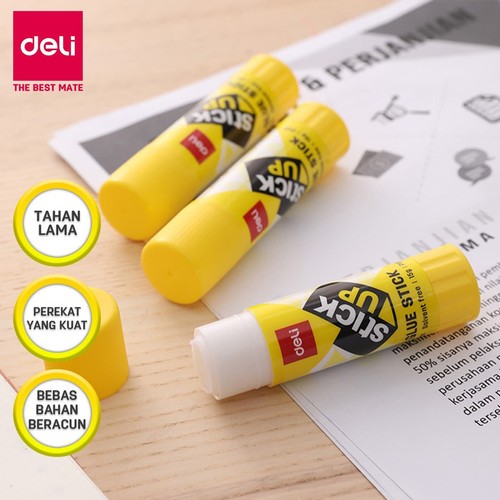 

Deli Glue Stick Up PVA 9GR - 21GR - 36GR Lem Stick Deli