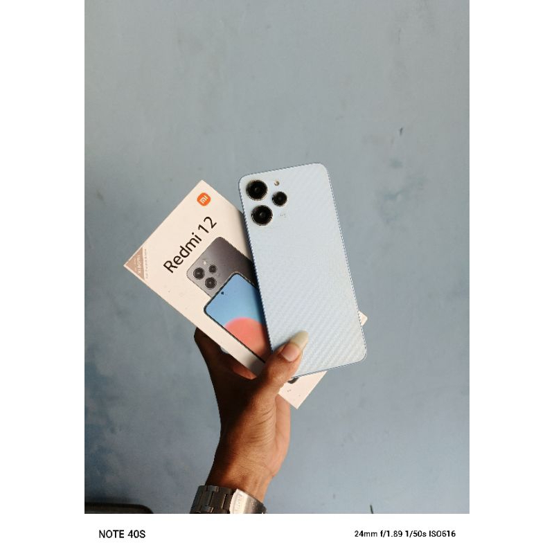 Redmi 12 Ram 8/128 fulset no minus