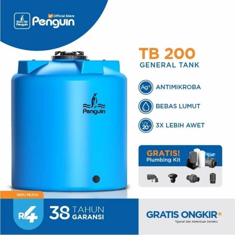 Penguin Tangki | Toren | Tandon Air TB 200 2000 liter