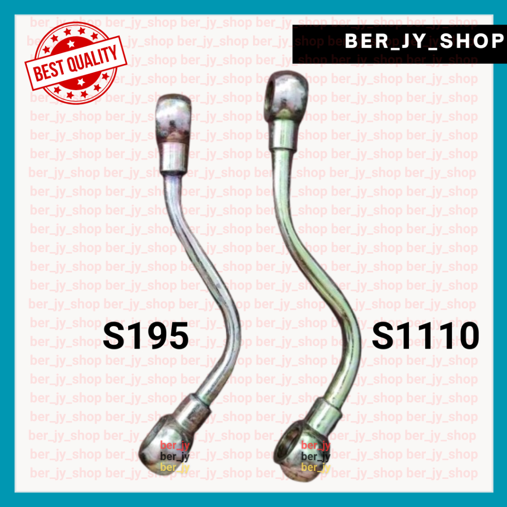 SELANG S / FUEL PIPE S / SELANG SOLAR S MESIN DIESEL S195 S1100 S1110 S1115