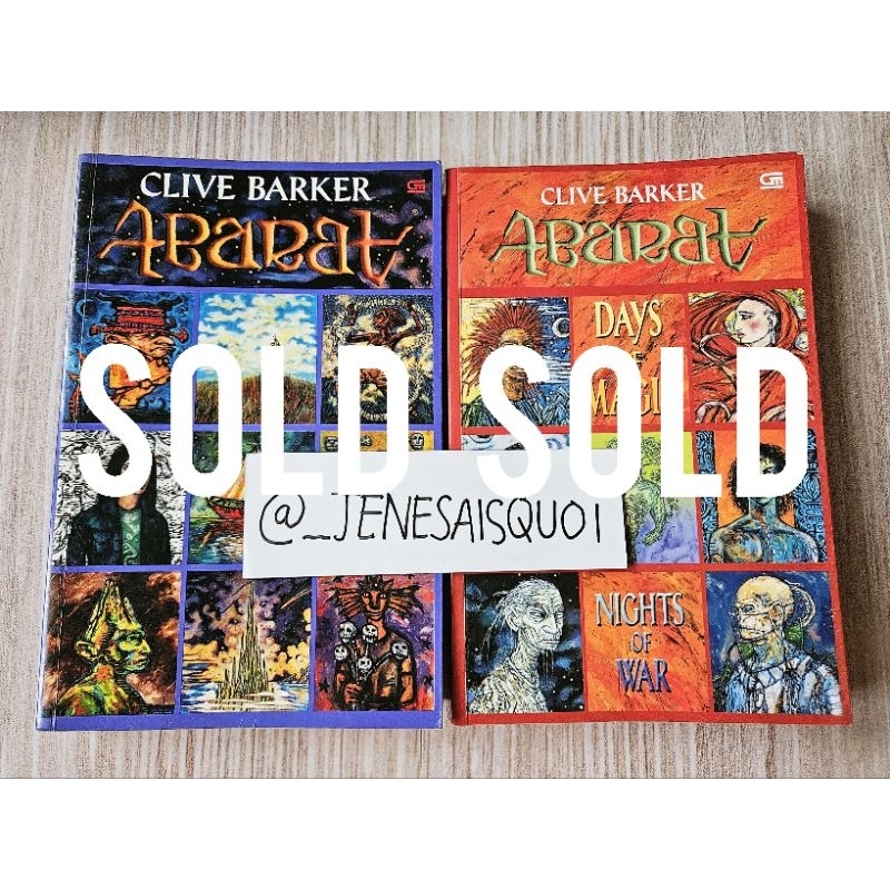 Abarat by Clive Barker Novel Terjemahan Buku
