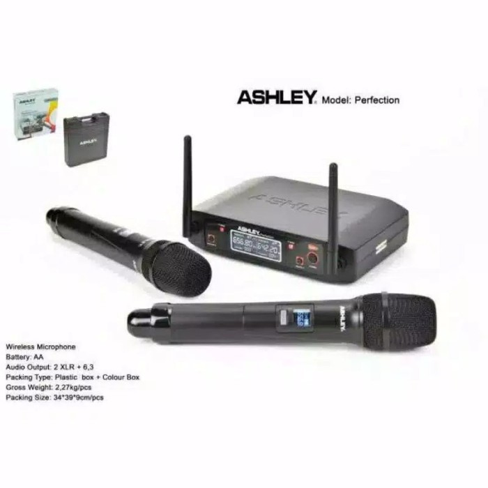 Mic Wireless Ashley Perfection Original Microphone Wireless Ashley Koper Mic