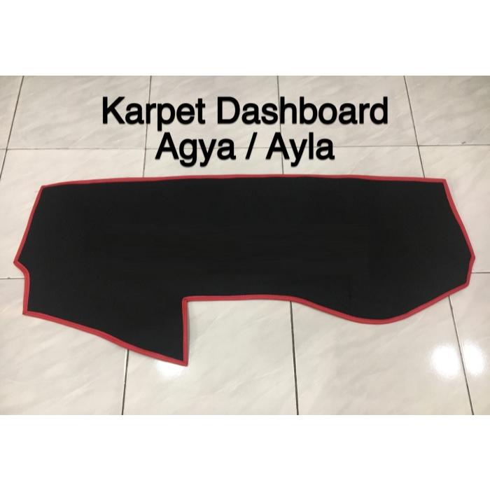 COVER DASHBOARD TOYOTA AGYA COVER DASBOR AGYA AKSESORIS AGYA ALAS DASBOR MOBIL