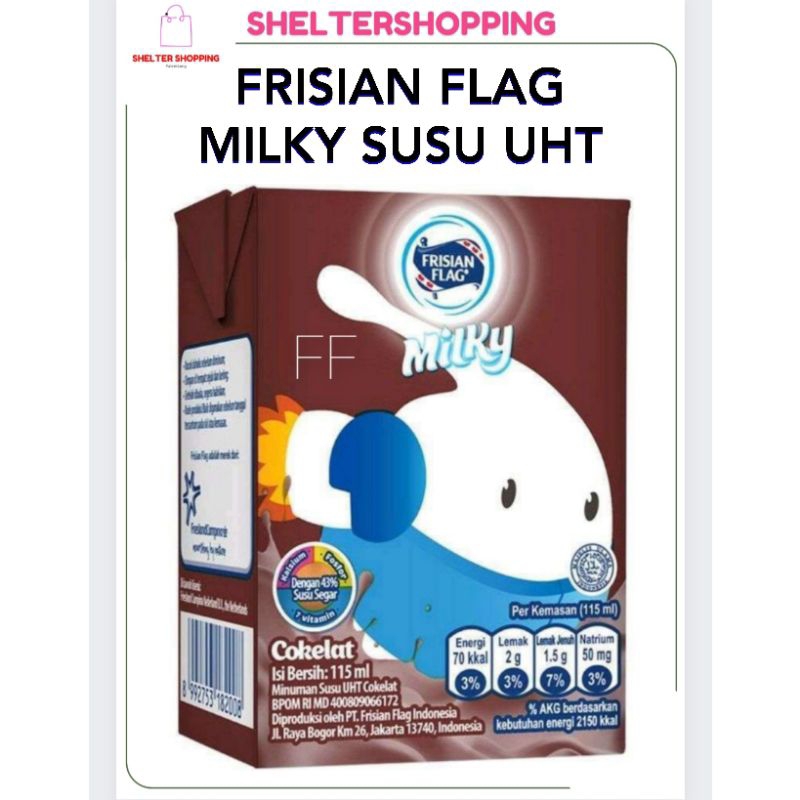 

(INSTANT & SAMEDAY) Milky Frisian Flag Susu UHT 115ml
