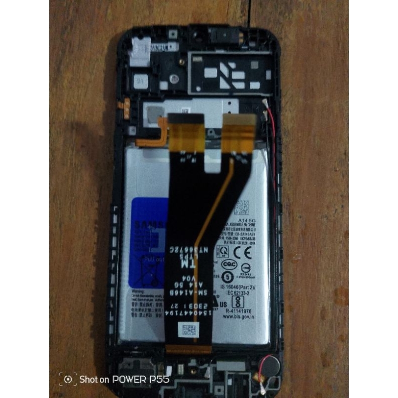 lcd + batre Samsung a 14 original copotan