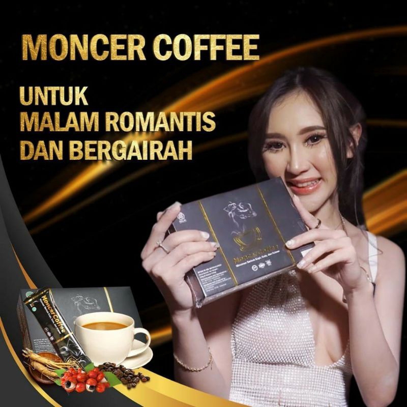 

Terlarisss Monceer Coffee Herbal Halal Teruji 100% Original asli
