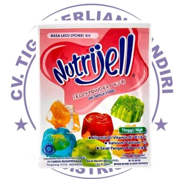 

NUTRIJEL JELLY , JELLY BUBUK , LECI 1PACK / 1KOTAK