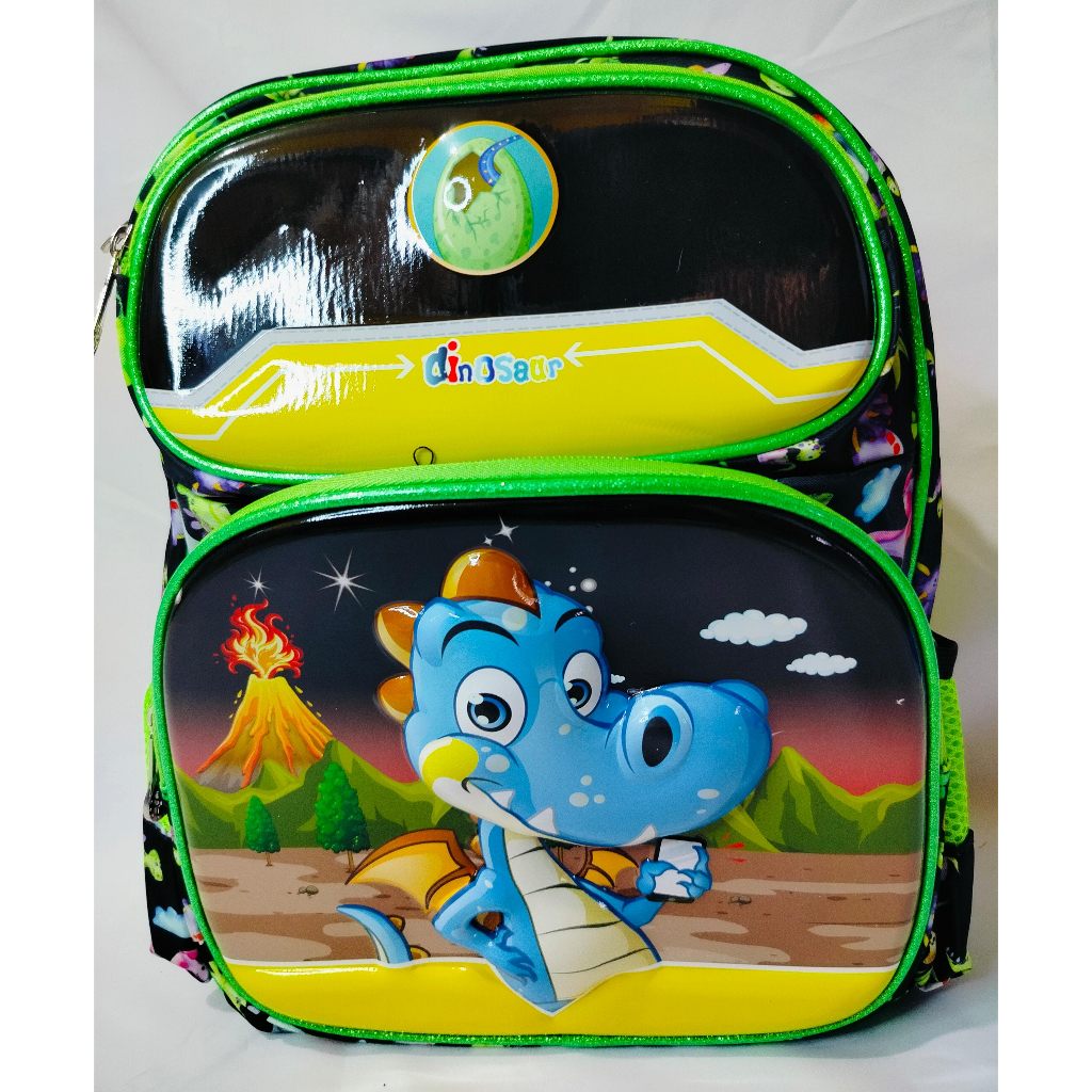 Tas Anak Ransel kecil Sekolah Anak TK Tas Karakter Anak Backpack Motif buaya