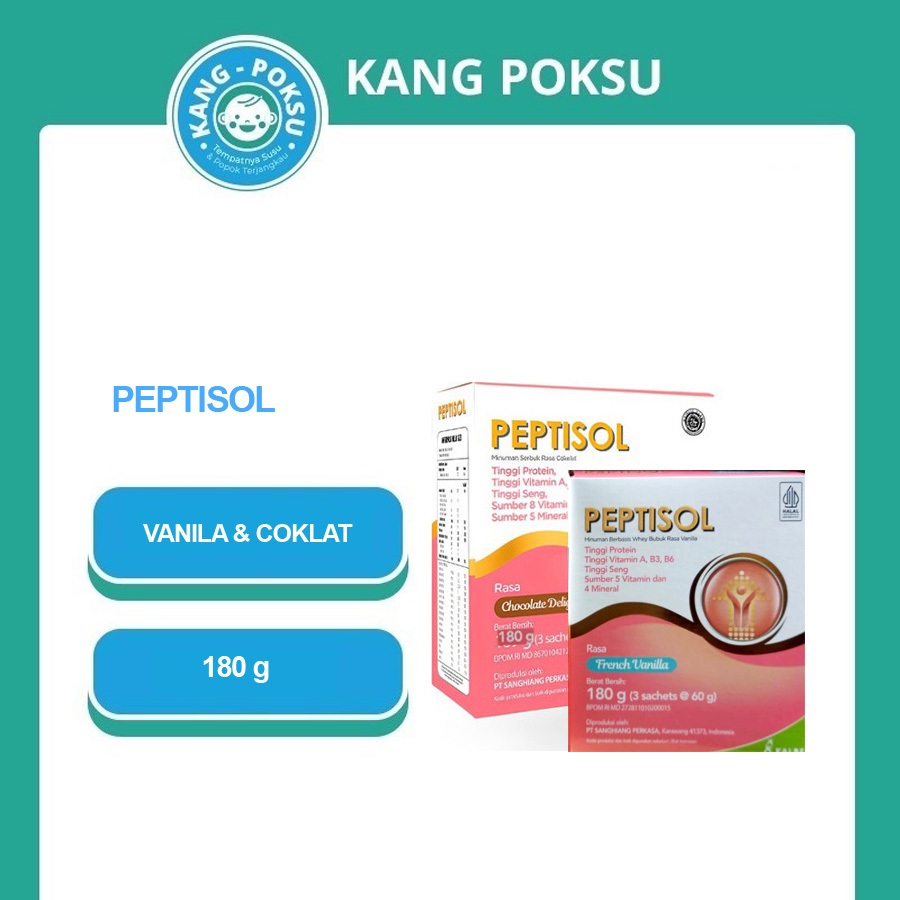 

PEPTISOL VANILA COKELAT - NUTRISI TINGGI PROTEIN RENDAH RESIDU SUSU KESEHATAN MURAH FORMULA SSKD KPS