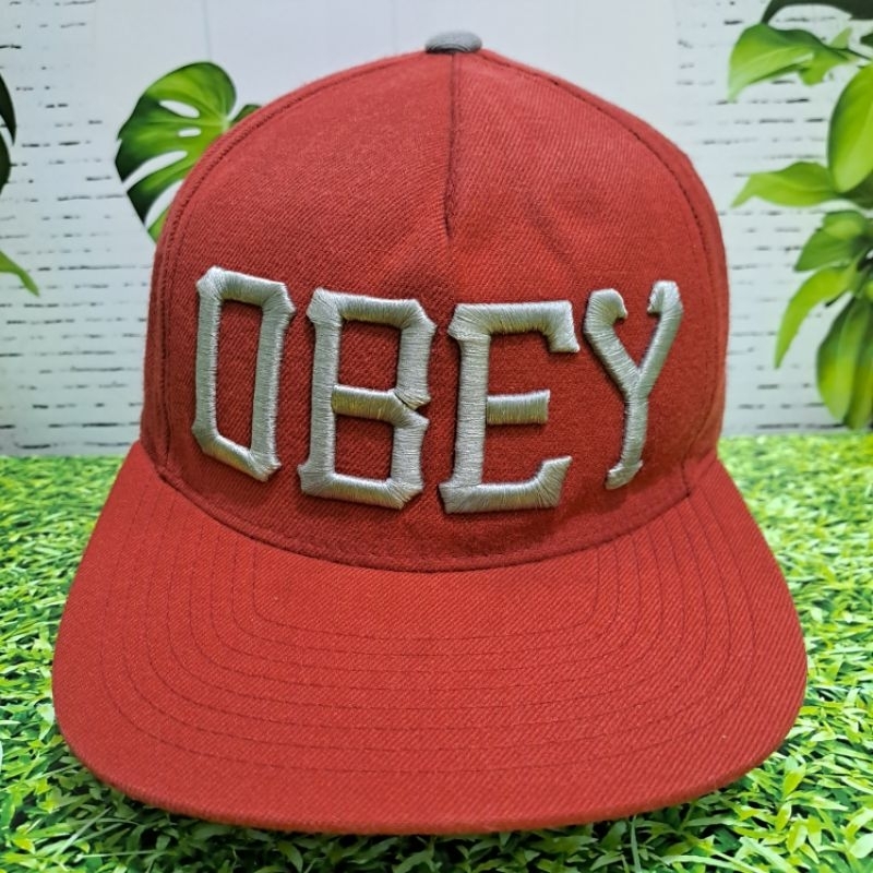 Topi OBEY Vintage Snapback Adjustable, Original.