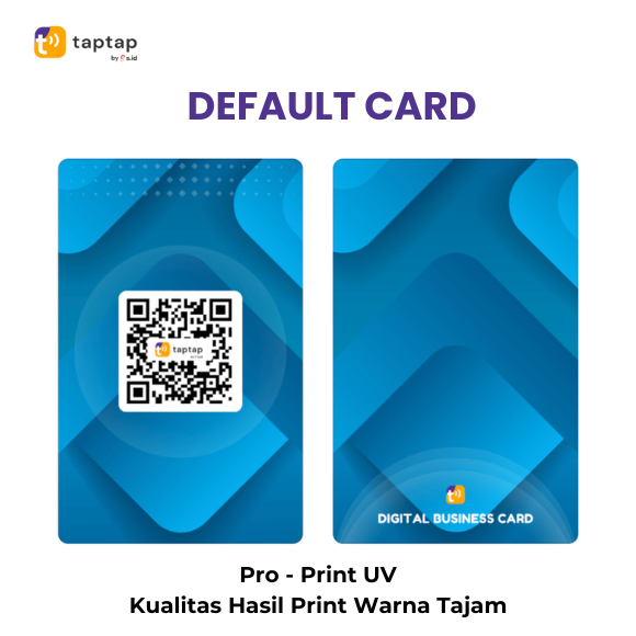 

Kartu Nama / ID Card Digital Default taptap NFC/RFID