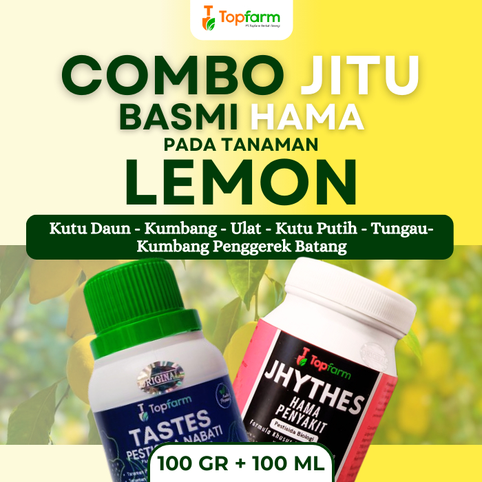 Insektisida Topfarm / Obat Busuk Batang Pada Jeruk Lemon / Obat Hama Lalat Buah Lemon / Obat Hama Le