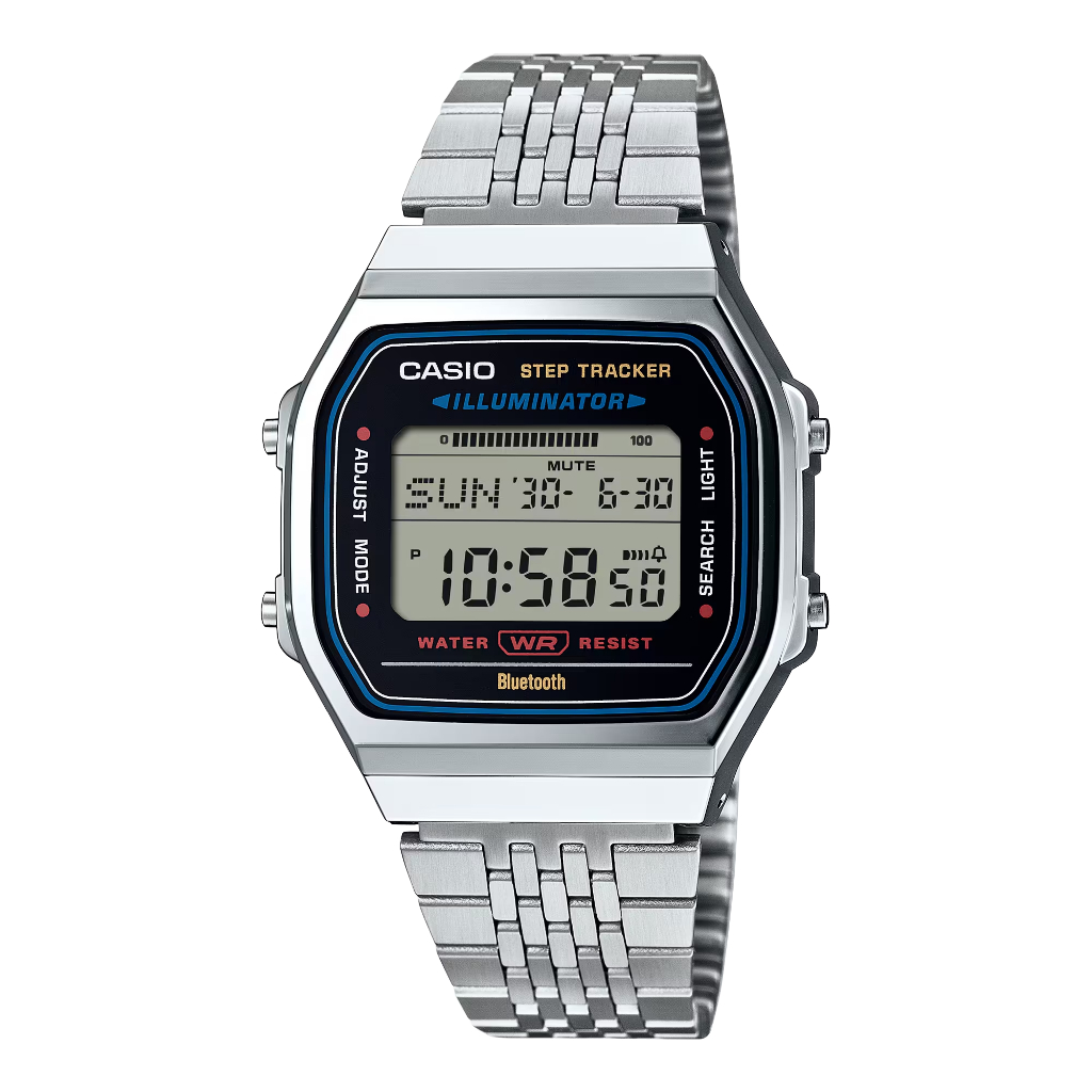 Jam Tangan Unisex Casio Vintage ABL-100WE-1A ABL-100WE-1ADR ABL-100WE Smartphone Link Original Resmi