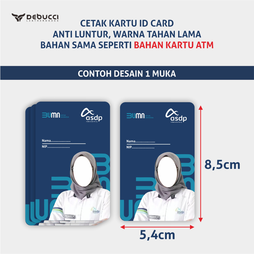 

Cetak ID Card PVC Premium Kartu Member|Cetak Kartu Anggota|Cetak Member Card-Debucci leather goods