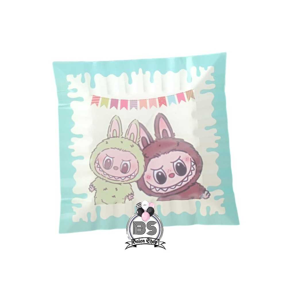 PIRING KERTAS KUE ULANG TAHUN KARAKTER / PIRING KOTAK KUE ULANG TAHUN LABUBU