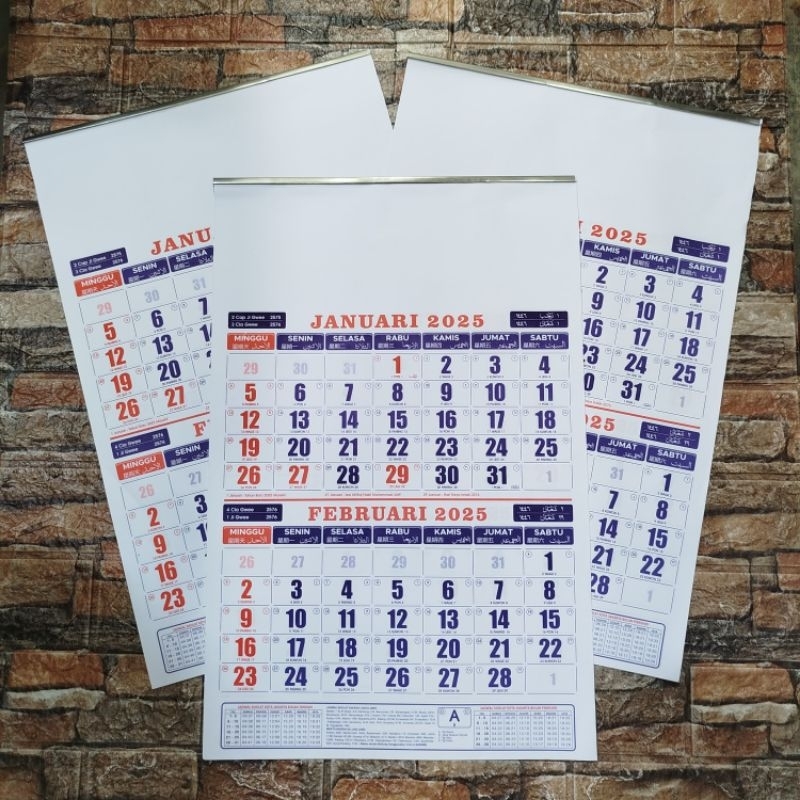 

KALENDER KERJA DWIBULAN (6 lembar x 2 bulanan) JADWAL SHOLAT & UMUM 2025