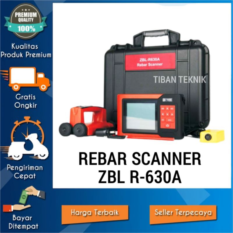 ZBL R630A Concrete Rebar Locator Scanner Feromagnetic Detector ZBL