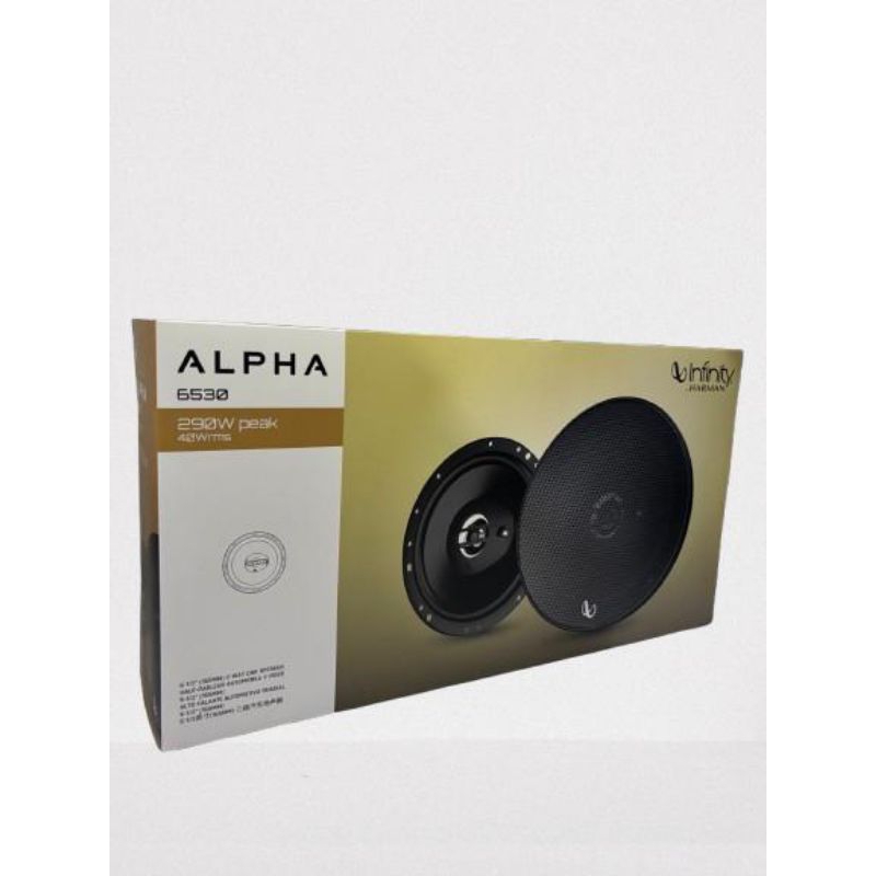 Speaker Coaxial 3-Way Sound System Audio Mobil INFINITY ALPHA 6530 6.5 Inch Mid Bass + Built in Twee