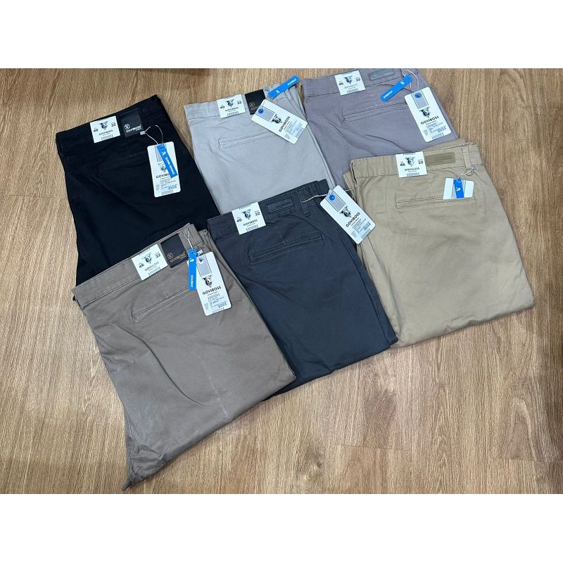 Celana katun Super jumbo,GOVIBOSS,celana katun pria big size