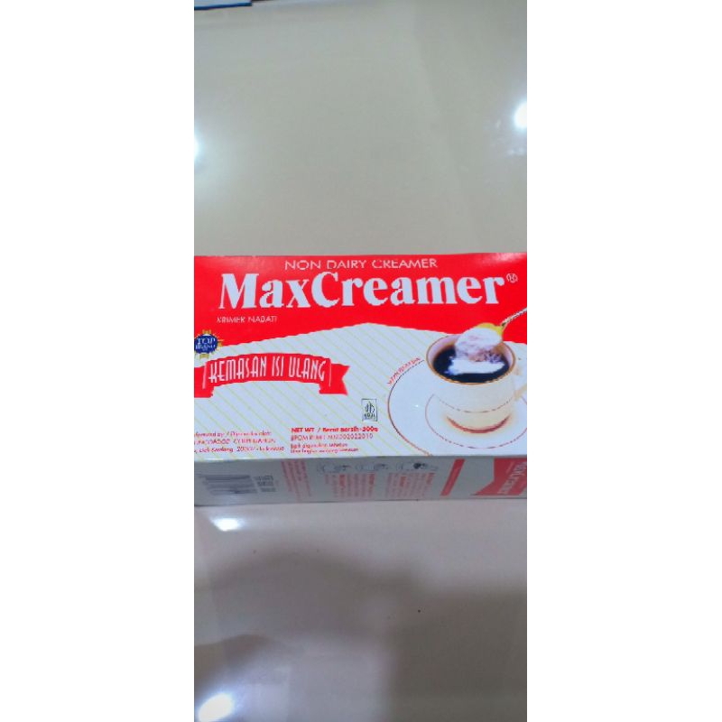 

Max Creamer 500 gr Krimer Non Susu